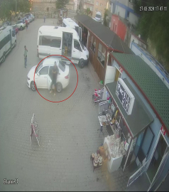 Öfkeli kocanın eşine pompalı tüfekle saldırı anının kamera görüntüleri ortaya çıktı