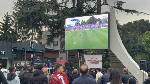 Gençlik Ligi finali Düzce’de dev ekranda izlendi