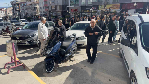 Otomobil ile motosiklet çarpıştı: 2 yaralı