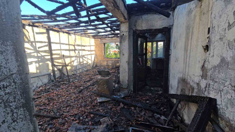Karabük’te ev yangını