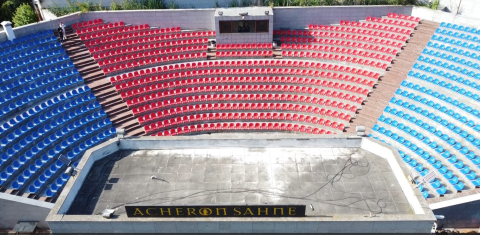 Karadeniz Ereğli’de amfi tiyatro yenilendi, kültür ve sanata kapılarını açtı