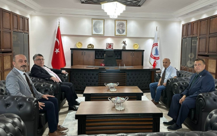 FEDEK Başkanı Prof. Dr. Sakallıoğlu’ndan BEUN Rektörü Prof. Dr. Özölçer’e ziyaret