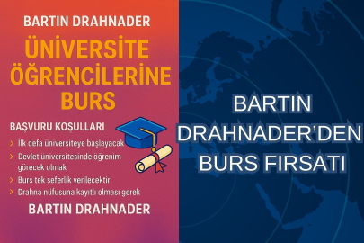 Bartın DRAHNADER'den Üniversiteye Yeni Geçen Öğrencilere Burs Fırsatı