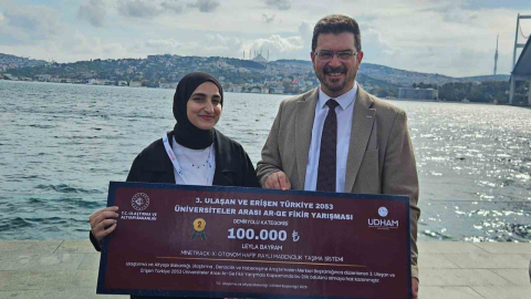 KBÜ mezunu  Bayram, Türkiye 2053 AR-GE Fikir Yarışması’nda ikinci oldu