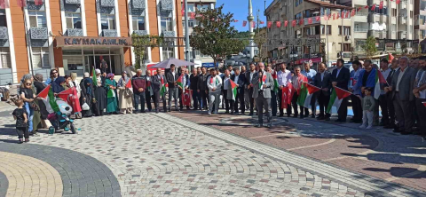 Devrek’ten Filistin’e destek, "Gazze bizim vicdanımızdır"