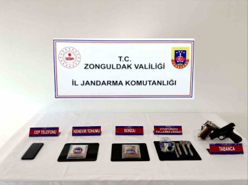 Zonguldak’ta jandarmadan üç ayrı narkotik operasyonu, 3 şüpheli yakalandı