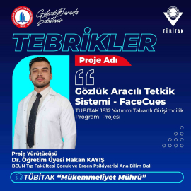 BEUN’un "FaceCues Projesi"ne mükemmeliyet mührü