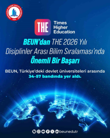 BEUN’dan THE 2026 Yılı Disiplinler Arası Bilim Sıralaması’nda Önemli Bir Başarı