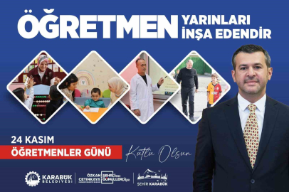 Başkan Çetinkaya’dan 24 Kasım Öğretmenler Günü mesajı