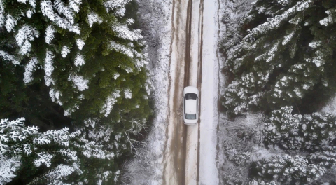 Karabük’ün yüksek kesimleri beyaza büründü