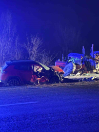Kastamonu’da cip ile traktör çarpıştı: 3 yaralı