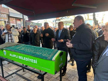 Alaplı Belediye Başkanı Tekin’nin annesi son yolculuğuna uğurlandı