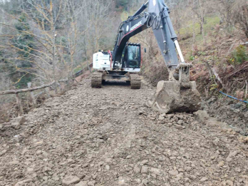 Bartın’da heyelan