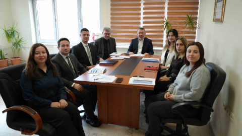 Rektör Kırışık, Uluslararası İlişkiler Koordinatörlüğü ekibiyle bir araya geldi