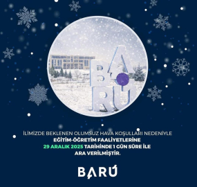 Bartın Üniversitesi’nde eğitime tatili