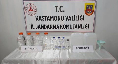 Kastamonu’da yılbaşı öncesi kaçak alkol operasyonu