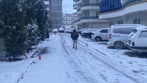 Kastamonu’da kar yağışı etkili oldu