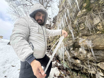 UNESCO kenti Safranbolu’da buzdan görsel şölen