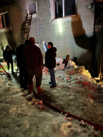 Kastamonu’da alevlere teslim olan ev kullanılamaz hale geldi