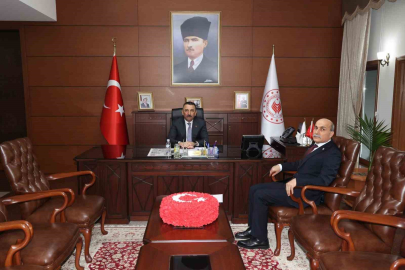 Vali Hacıbektaşoğlu, TTK Genel Müdürü Kiraz’ı kabul etti