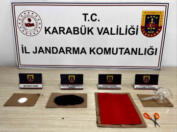 Karabük’te uyuşturucu operasyonu