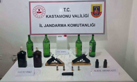 Kastamonu’da sahte içi operasyonu: 4 gözaltı