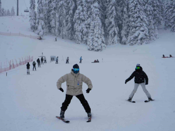 Ilgaz Dağı’nda hafta sonu yoğunluğu
