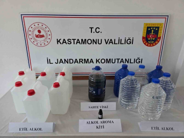 Kastamonu’da kaçak içki operasyonu: 12 gözaltı