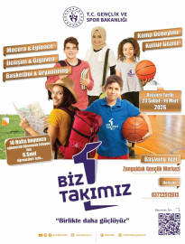 Gençlik ve Spor Bakanlığı’nın "Biz Bir Takımız Projesi" Zonguldak’ta başlıyor
