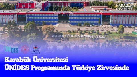 KBÜ, ÜNİDES programında Türkiye birincisi