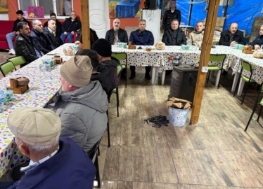 Şehit ailesinden iftar yemeği