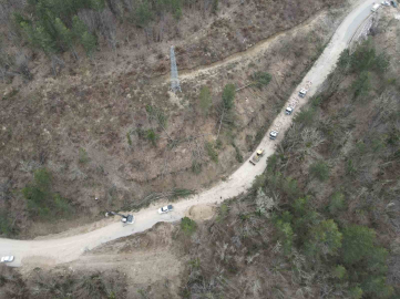 Binlerce kişinin ziyaret ettiği Valla Kanyonu ve Ilıca Şelalesi’nin yolu bayrama hazır hale getirildi