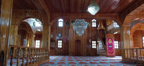 Çantı tekniğiyle inşa edilen çivisiz cami 2 asırdır ayakta