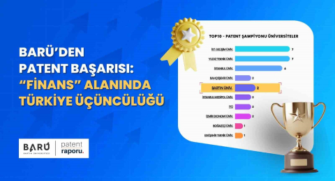 BARÜ’den patent başarısı: "Finans" alanında Türkiye üçüncülüğü