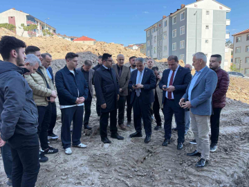 Alaplı’daki İmam Hatip Ortaokulu İnşaatında Denetim Gerçekleştirdiler