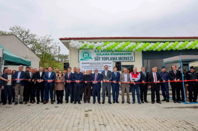 Taşköprü’de süt toplama merkezi törenle hizmete açıldı
