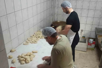 Devrek’in asırlık simit fırınında bayram mesaisi
