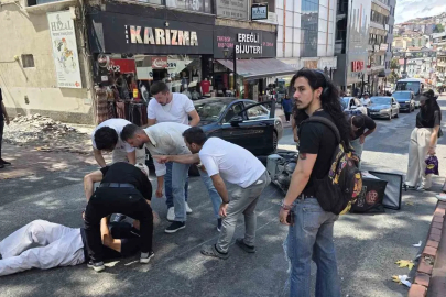 Ereğli’de motosikletin çarptığı yaya yaralandı
