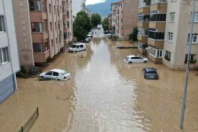 Selin vurduğu ilçe havadan görüntülendi
