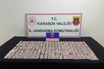 Karabük’te bin 901 sentetik ecza ele geçirildi
