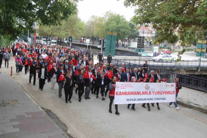 Kastamonu’da ’Gaziler Günü’ne özel yürüyüş
