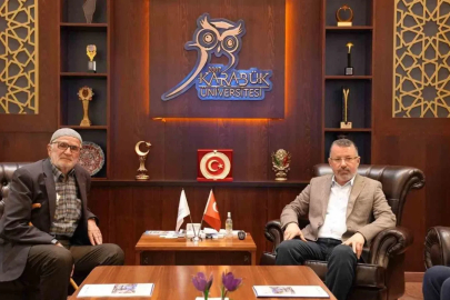 Şehit Nuri Özcan’ın babası Mehmet Özcan’dan Rektör Kırışık’a ziyaret
